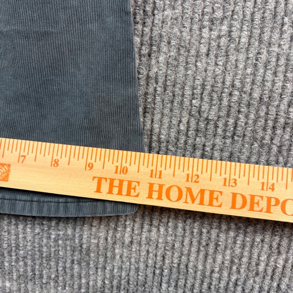 American Eagle Outfitters Pants Women's 2  Gray Corduroy Flare Regular Stretch - Picture 10 of 10